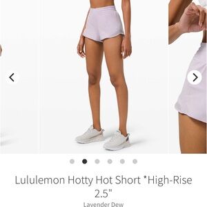 Lululemon Hotty Hot Short *High-Rise
2.5"